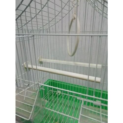 2Pcs/1Lot Bird Cage Accessories Bird Pigeon Parrots Perch Bar Starling Plastic Stick D196