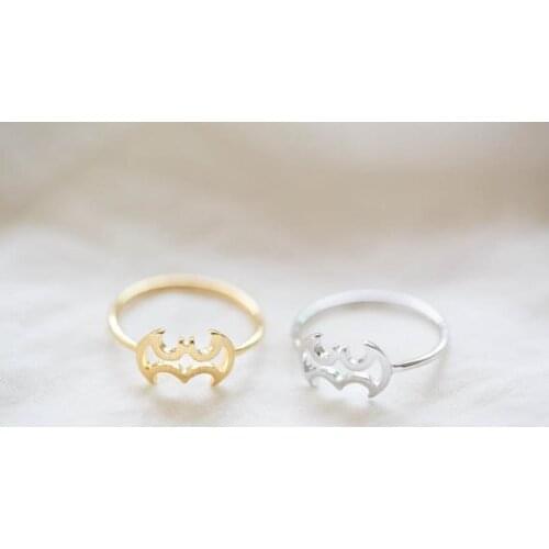 30pcs/Lot Cute classic cartoon animal bat ring, Jewelry Ring For Women wholesale