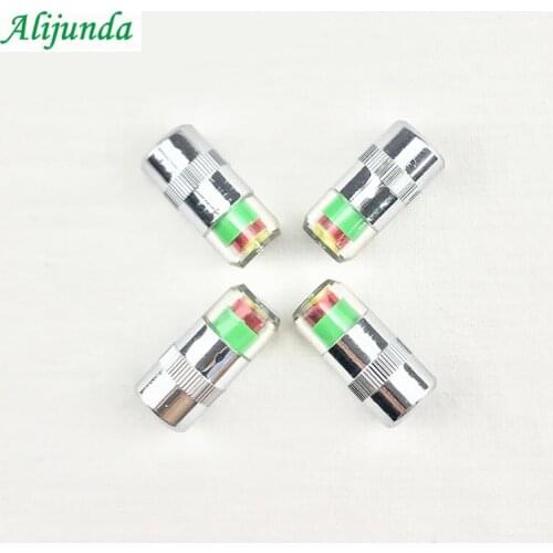 4 sets of 1 ordinary automobile automatic tire pressure monitoring valve stem cover sensor indicator warning FOR Peugeot Mazda