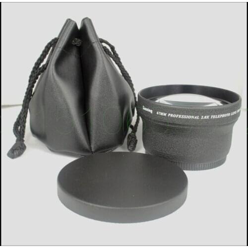 67mm 2.0X TELE Telephoto Lens for Digital Camera 2X 67 Black