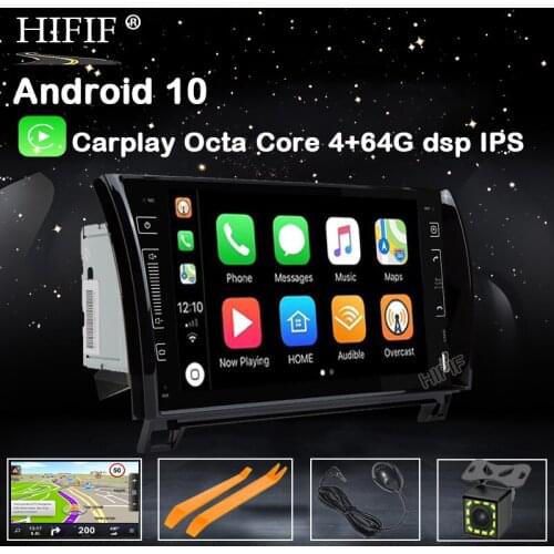 9" IPS SCREEN Android 10 4G 2 DIN CAR GPS Carplay For TOYOTA Sequoia Tundra NO DVD PLAYER radio stereo navigation receiver