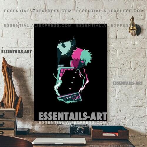 Mob Psycho 100 Shigeo Kageyama Anime Poster Canvas Wall Art Painting Decor Pictures Bedroom Living Room Home Decoration Prints
