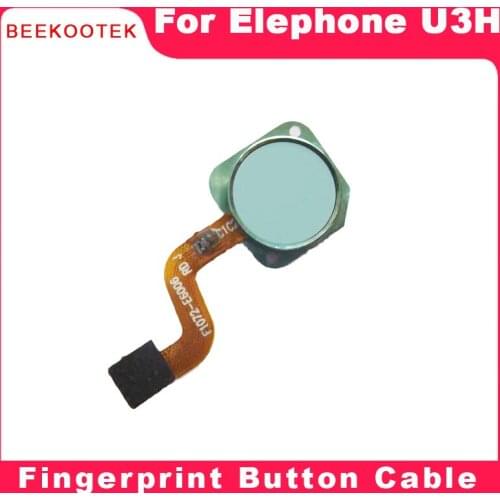 BEEKOOTEK Original New Fingerprint button sensor Flex Cable for Elephone U3H Smart Phone