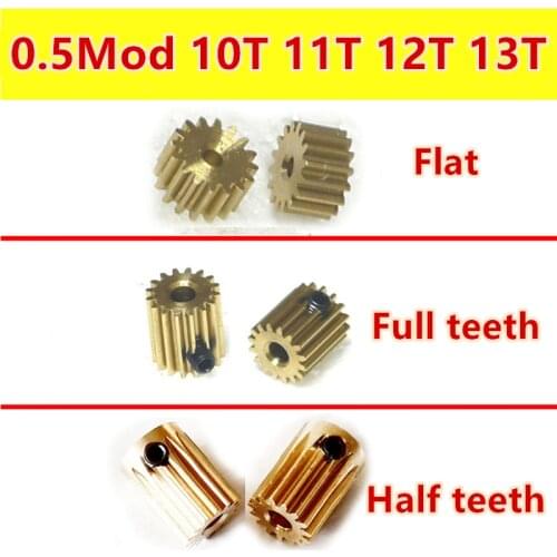 5pcs 0.5 mod 10 11 12 13 brass national standard precision cylindrical straight pinion rack transmission accessories full mode