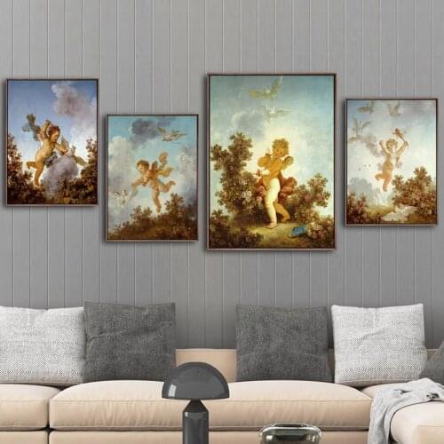Home Decoration Print Canvas Art Wall Pictures Poster Canvas Printings Paintings French Jean-Honore Fragonard