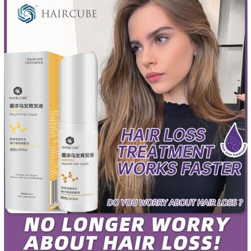 2Pcs HAIRCUBE Fast Hair Growth Essence Oil Anti Hair Loss Treatment Nourish Hair Roots and Thicker Hair Care Products 60ml