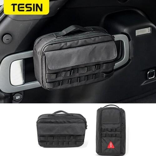 TESIN Outdoor Sports Travel Camping Home Tool Kit Storage Bags For Jeep Wrangler For Cherokee Car Styling