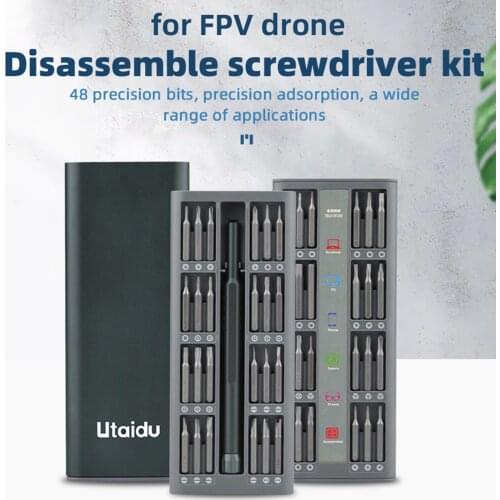 SUNNLIFE 48 in 1 High Precision Magnetic Screwdriver Set Repair Tools Kit for Drone Camera Glasses Phone Laptop Computer