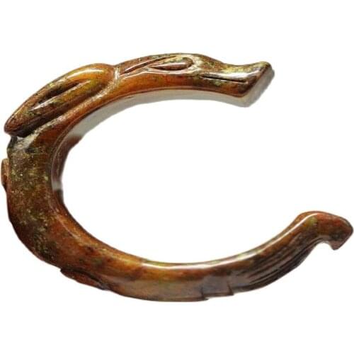 Chinese old jades Ingenious Chinese beautiful hand carved dragon bracelet