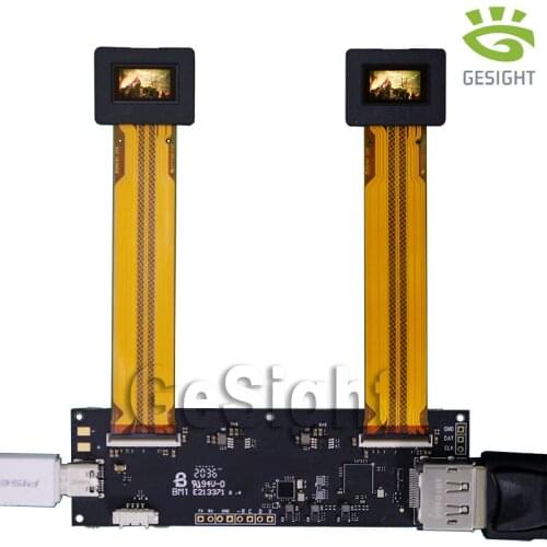 0.71 inch Micro OLED 1920x1080 OLED Screen TTL Dual Eyes PCBA Board For Instruments VR AR Smarthome Application