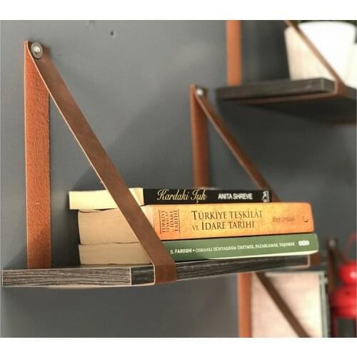 Rebap Shelf Brown Pine Tree Original and Real Hand Made Wooden Rack for Living Room Hall Home Decoration Organic Material