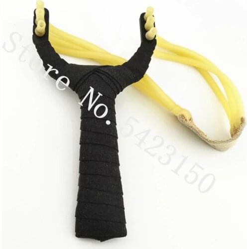 Hot sale stainless steel hunting slingshot sling shooting powerful catapult with rubber band outdoor shooting 2020 new