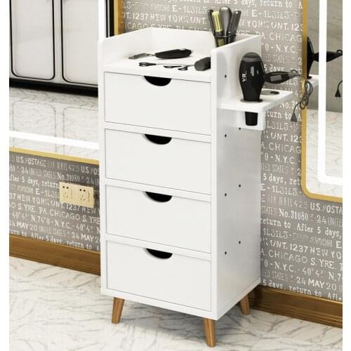 Barber shop tool cabinet hair salon tool cart hair salon special tool table drawer cabinet small hair cutting cabinet
