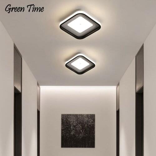 Black&Gold Modern Led Ceiling Lamp Corridor Light For Living room Bedroom Kitchen Indoor Lighting Ceiling Light Metal Fixtures