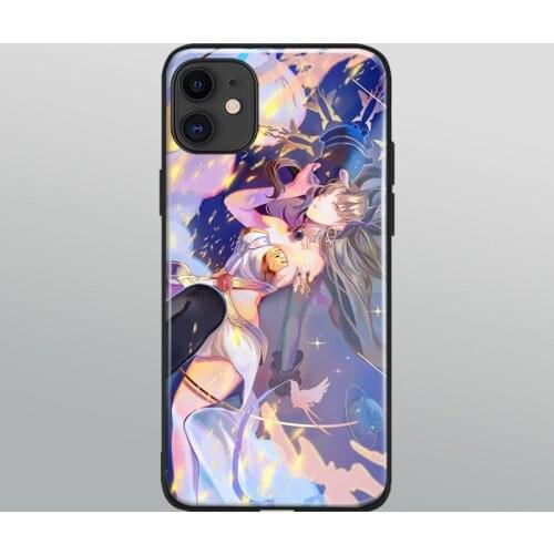 Ishtar FGO Babylonia Archer glass phone case shell for iPhone 6 6s 7 8 x xr xs 11 pro max Samsung S note 8 9 10 20 Plus cover