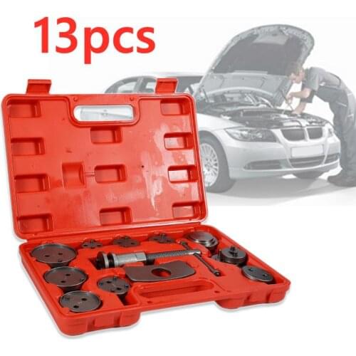 13pcs Car Disc Brake Caliper Wind Back Brake Piston Compressor Tool For Most Automobiles Garage Repair Accessories Wholesale HWC