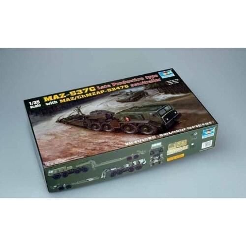 Trumpeter 1/35 00212 MAZ-537G Late with Semi-Trailer