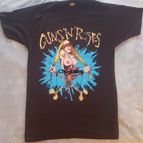 Vintage Mint Condition Guns N Roses Pretty Tied Up European Tour 1992 Concert T Shirt L