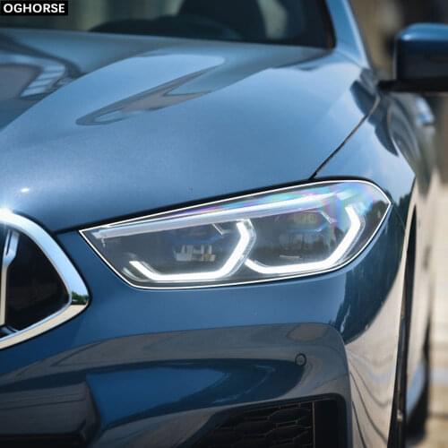 Car Headlight Protective Film Transparent TPU Decal Sticker For BMW F30 G20 F40 F22 F32 F10 G30 G32 G11 G15 F34 F07 Accessories