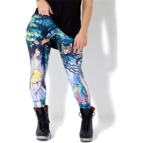 Womens Leggings fashion new arrival brand milk Cheshire Cat Leggings wholesale Drop shipping