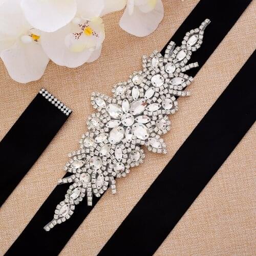 Beads Bridal Belt Sash Crystal Wedding Sash Rhinestones Wedding Belt Rose Gold For Women Evening Dresses J101