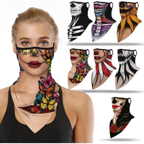 1PC Clown Pattern Balaclava Magic Scarf Heaewear Outdoor Sports Bandanas Men Cycling Hiking Scarf Neck Gaiter Sports Scarf