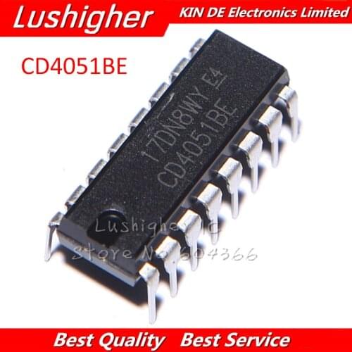 100PCS CD4051BE DIP16 CD4051 DIP New Original