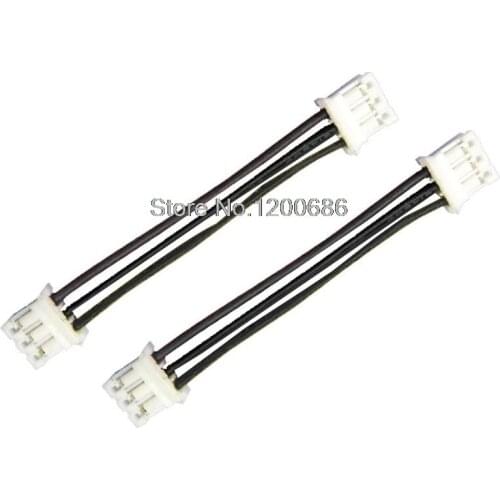 5CM 10 SETS PH2.0 PH 2.0MM 2.0 2P/3P/4P/5P/6 Pin Female & Female Double Connector with Flat Cable 50MM 1007 26 AWG