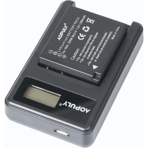 1 Pcs DMW-BLG10 DMW BLG10 DMW-BLE9 BLE9 BLE9E Camera Battery + LCD USB Charger for Panasonic Lumix DMC GF6 GX7 GF3 GF5 GX80