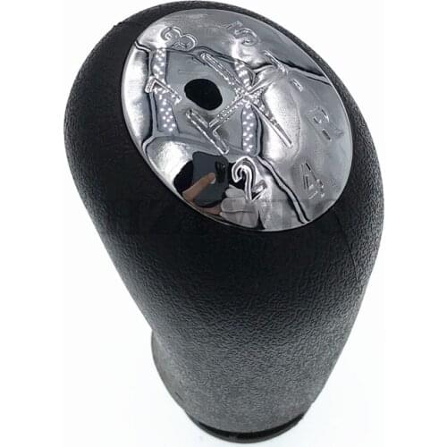 Free Shipping 5 Speed Black Car Gear Head Shift Knob For Renault CLIO MK3 3 III MEGANE MK2 SCENIC MK2