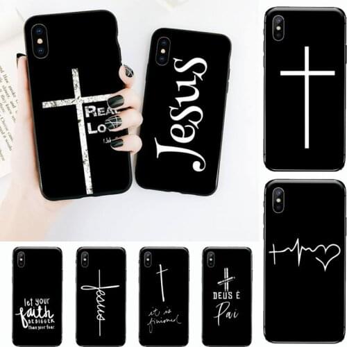 Faith Christian Religious Jesus Phone Case for iPhone 11 12 mini pro XS MAX 8 7 6 6S Plus X 5S SE 2020 XR