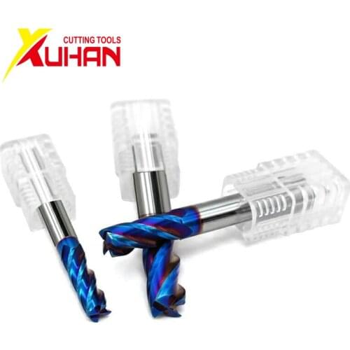 Milling Cutter Alloy Coating Tungsten Steel Tool HRC65 3*3D*100-4F 3*75-4F AND 5*5D*100-4F 5*75-4F