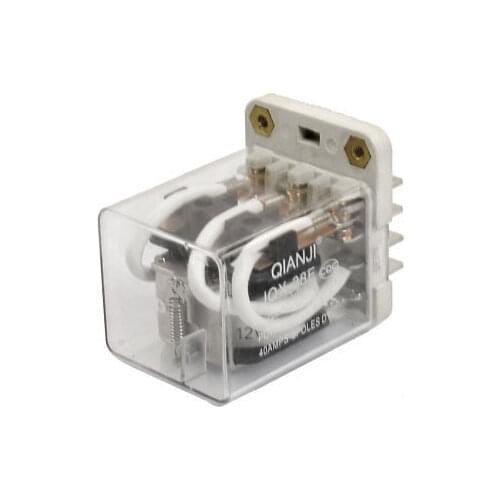 JQX-38F DC 12V Coil 11 Pin 3PDT PCB Type Power Relay 40A