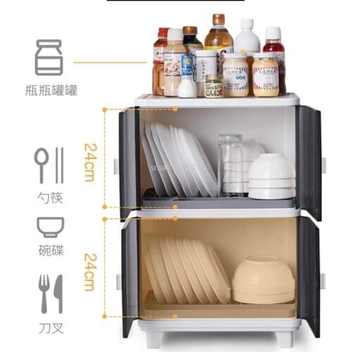 Storage box snack container organizer and storage Kitchen storage cabinets bowls and dishes kitchen racks storage box with lid