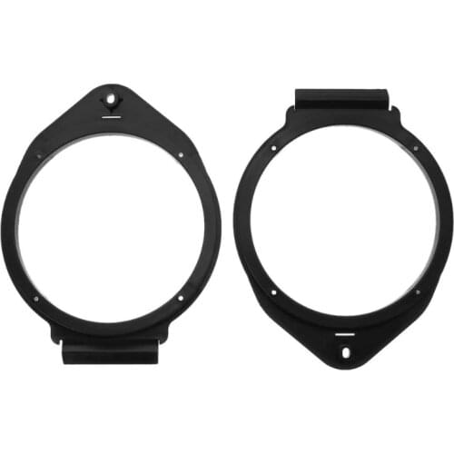 2pcs 6.5in Car Front Rear Door Speaker Adapter Brackets for CHEVROLET BUICK Mount Adapter Plates Brackets Stand Cover Rings New