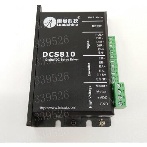Leishine DCS810 - Brushed DC Servo Drive; Max 80 VDC / 20A Peak