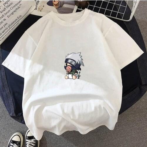 Summer Kids Cute T Shirt Japan Cartoon Naruto Shirts Child Baby Toddler Fashion Clothing Short Comfortable Solid Color Tops Tees