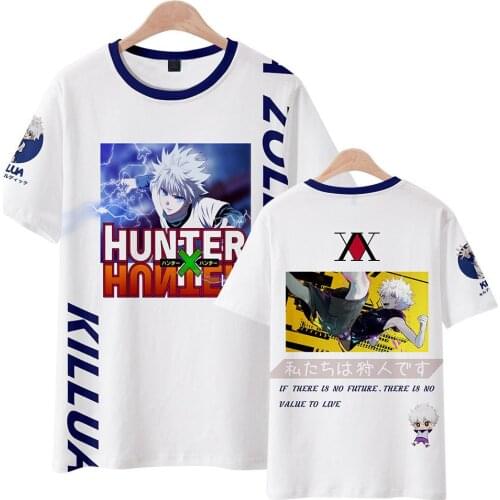 Fashion Design Hunter X Hunter T Shirt Men 3D Tops Hisoka MOROW Graphic Tees Unisex Anime Killua Zoldyck T-shirt Male Clothing