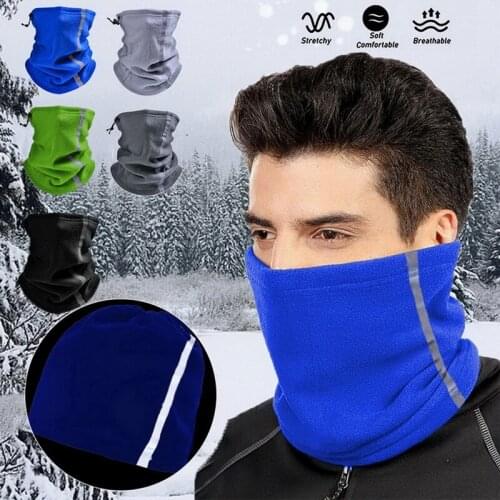 React Men Women Winter Bandana Hiking Face Cover Snowboard Ski Neck Warmer Gaiter Cycling Bicycle Tube Scarf Sports Hiking Ski