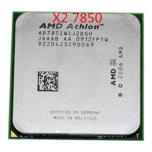 Original AMD CPU Athlon X2 7850 CPU 2.8GHz Socket AM2+/ 940 Pin /Dual-CORE / 2MB L2 Cache/95w