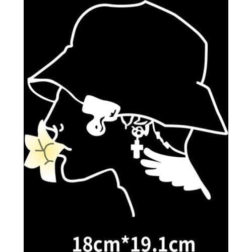 Little daisy dancing girl Cat Iron On Patches For Clothing Stripes Application Of Heat-sensitive Iron On Patches For Clothing