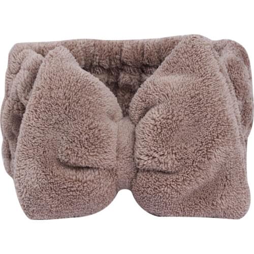 Winter Spa Bath Shower Hairbands Lady Makeup Wash Face Cosmetic Headband Hair Band Women Elastic Hairband Hair Accessories