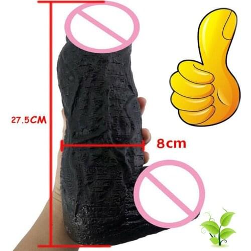 27.5*8CM realistic huge dildo big penis dong anal plug couple flirting erotic sex toys for woman Vaginal ass Masturbation