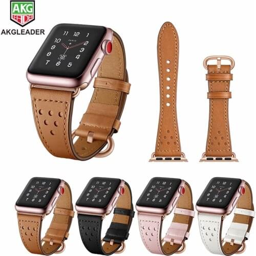 Newest Genuine Leather For Apple Watch 4 Small Pretty Waist Watch Band Women' Watch Strap For Apple Watch Series 1 2 3 Watchband