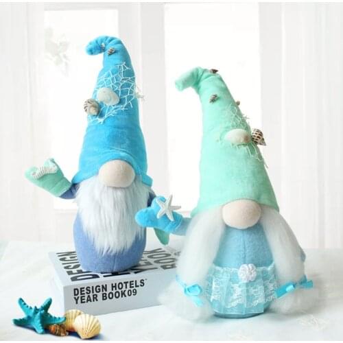 Sailing Series Wizard Gnome Doll Ornaments Cartoon Dwarf Elf Home Decor Shelf Tiered Tray Decorations Festive Party wholesales