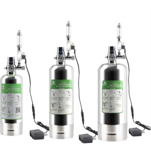 Aquarium Diy Co2 Generator System Kit with Pressure Air Flow Regulating Water Plant Aquarium Aquarium Reactor