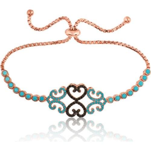 Tevuli 925 Sterling Silver Woah Pattern Lady With Lift Bracelet