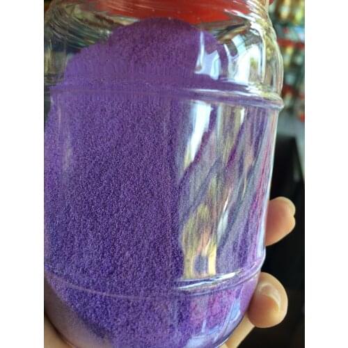 Solvent Resistant Violet Particle Raw Nail Glitter for Nail Polish and Nail Art ST2005