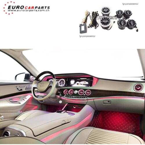 S class W222 S63 S65 air vent for W222 S63 S65 S500 s450 air outlet atmosphere lamp 7 colour or 64 colour