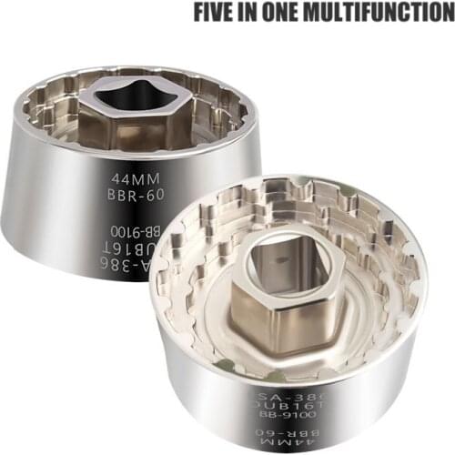 5-in-1 Bottom Bracket Sleeve Is Suitable For 44MM R60 BB-9100 DUB16T FSA386 Sleeve Multifunctional Bicycle Repair Tool